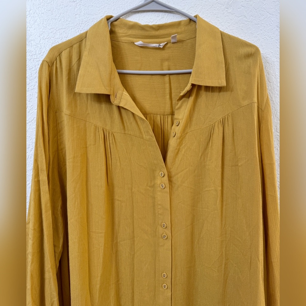 Soft Surroundings Button Front Layered Tunic - 2X - Picture 3 of 11